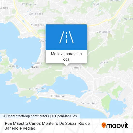 Rua Maestro Carlos Monteiro De Souza mapa