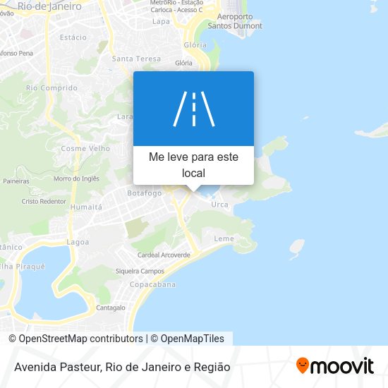 Avenida Pasteur mapa