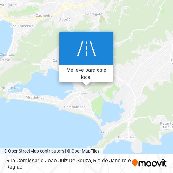 Rua Comissario Joao Juiz De Souza mapa