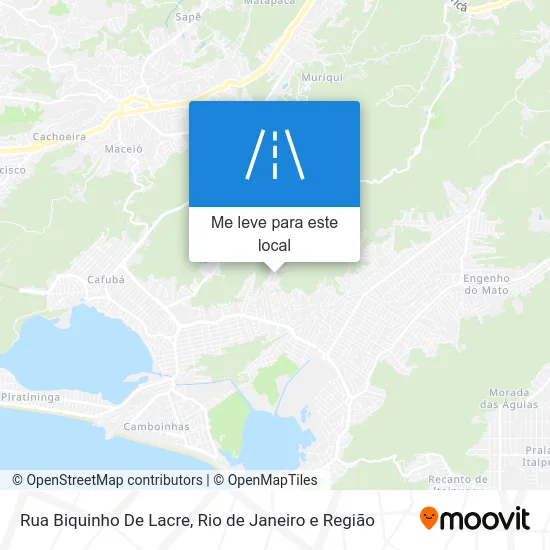 Rua Biquinho De Lacre mapa