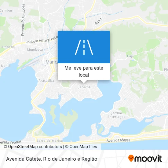 Avenida Catete mapa