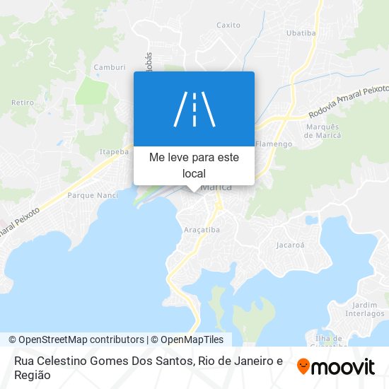 Rua Celestino Gomes Dos Santos mapa