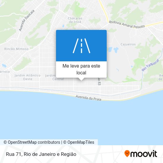 Rua 71 mapa
