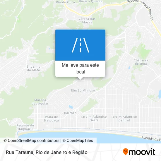 Rua Tarauna mapa
