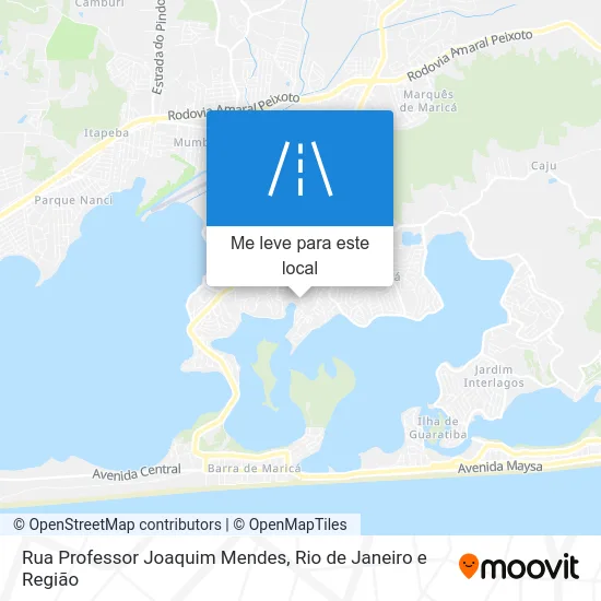Rua Professor Joaquim Mendes mapa