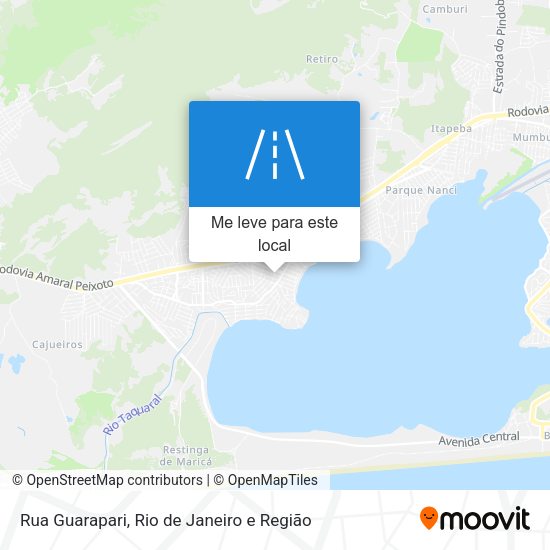 Rua Guarapari mapa