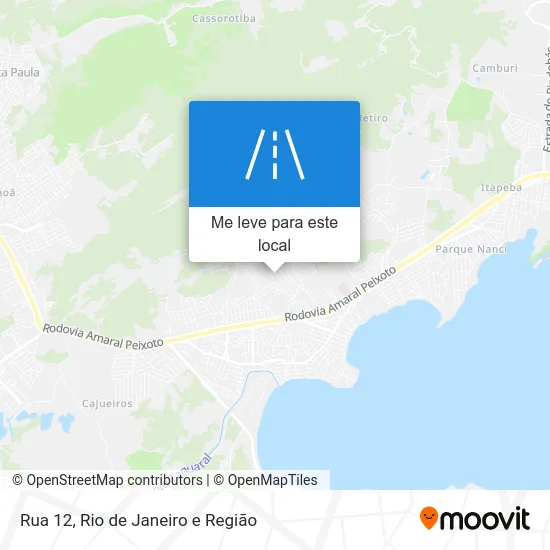 Rua 12 mapa