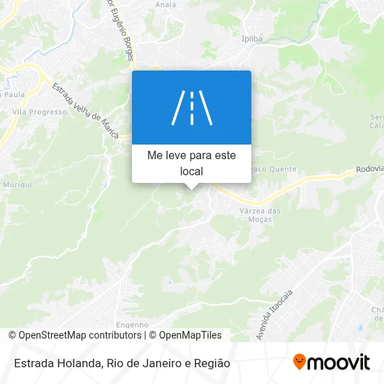 Estrada Holanda mapa