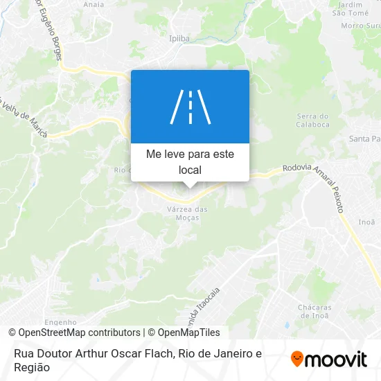 Rua Doutor Arthur Oscar Flach mapa