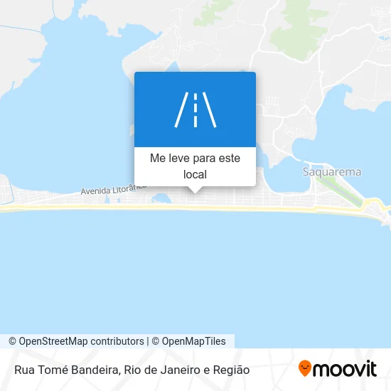 Rua Tomé Bandeira mapa