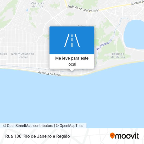 Rua 138 mapa