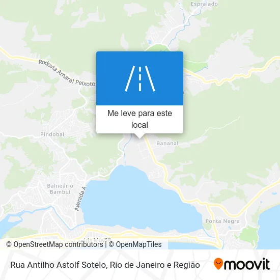 Rua Antilho Astolf Sotelo mapa