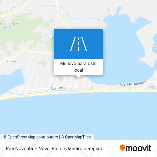 Rua Noventa E Nove mapa