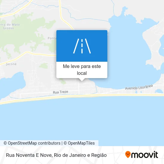 Rua Noventa E Nove mapa