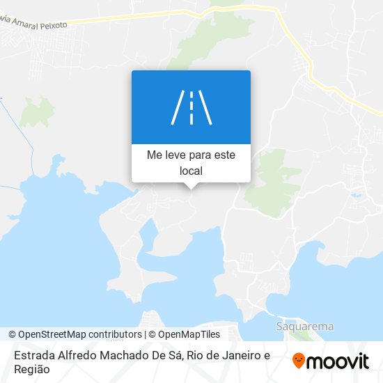 Estrada Alfredo Machado De Sá mapa