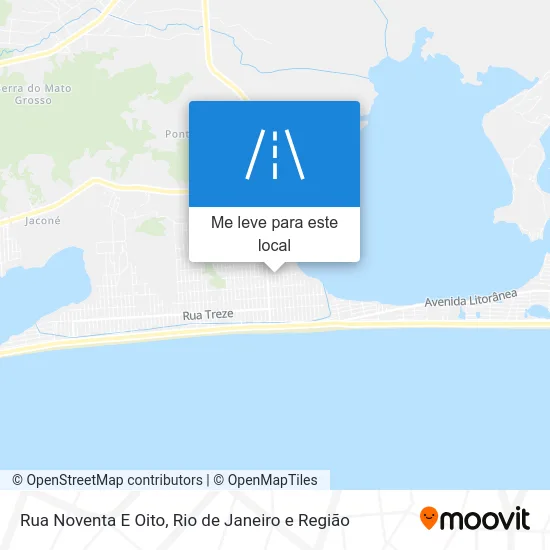 Rua Noventa E Oito mapa