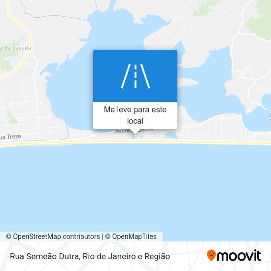 Rua Semeão Dutra mapa