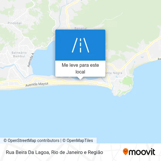 Rua Beira Da Lagoa mapa