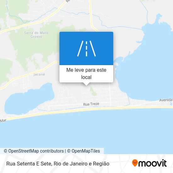 Rua Setenta E Sete mapa