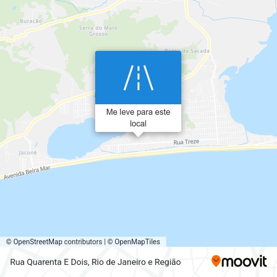 Rua Quarenta E Dois mapa