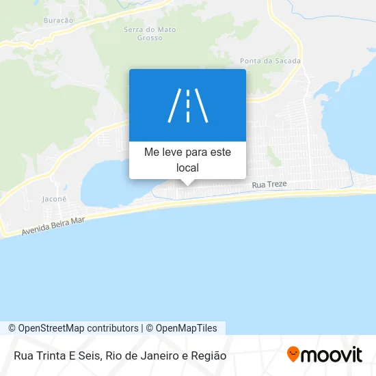 Rua Trinta E Seis mapa