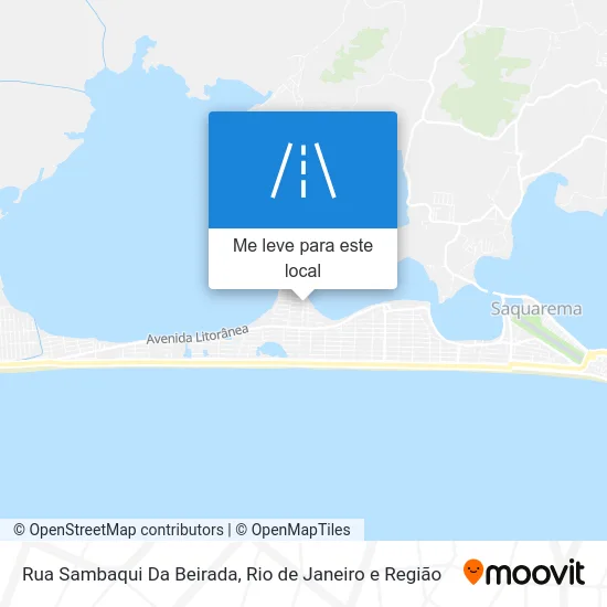 Rua Sambaqui Da Beirada mapa