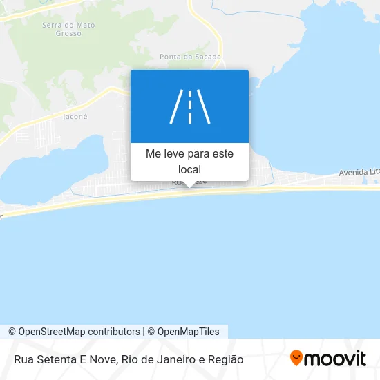 Rua Setenta E Nove mapa