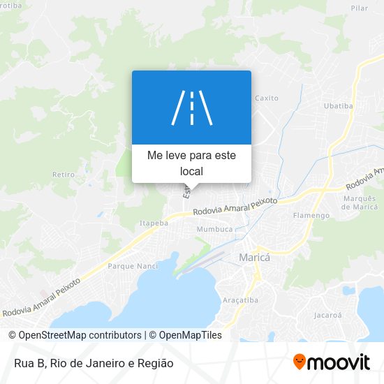 Rua B mapa