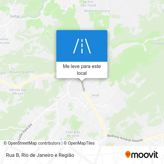 Rua B mapa