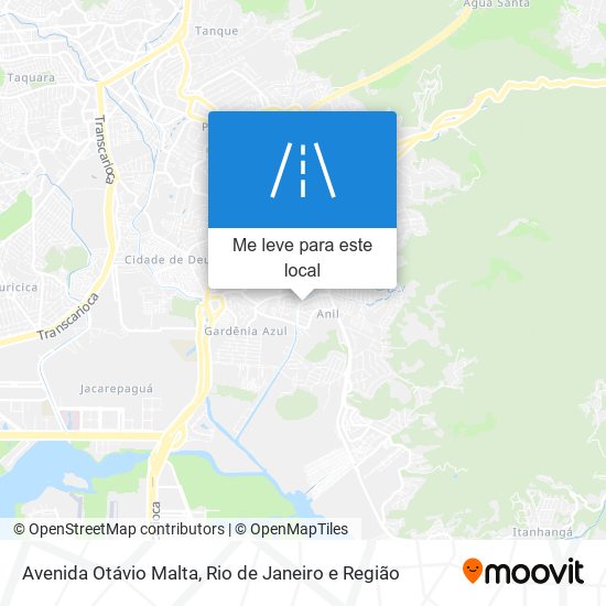 Avenida Otávio Malta mapa