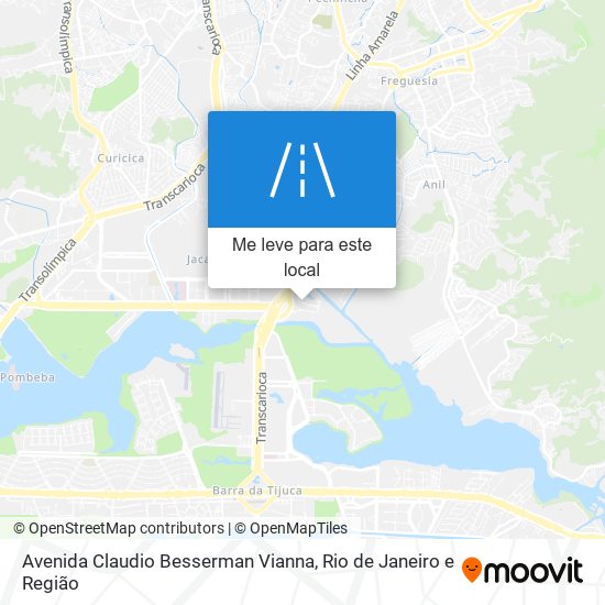 Avenida Claudio Besserman Vianna mapa