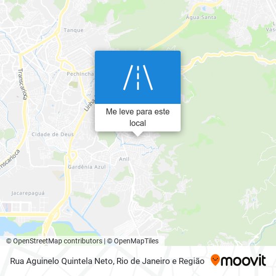 Rua Aguinelo Quintela Neto mapa