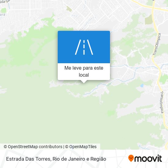 Estrada Das Torres mapa