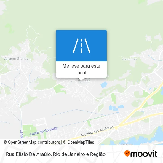 Rua Elísio De Araújo mapa