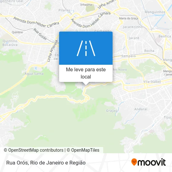 Rua Orós mapa