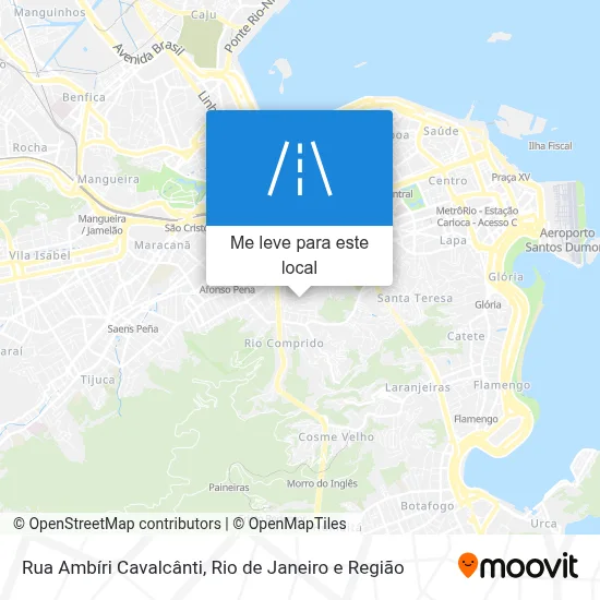 Rua Ambíri Cavalcânti mapa