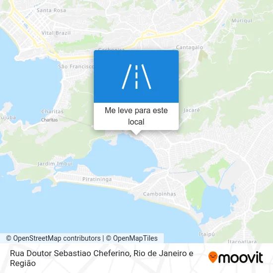 Rua Doutor Sebastiao Cheferino mapa