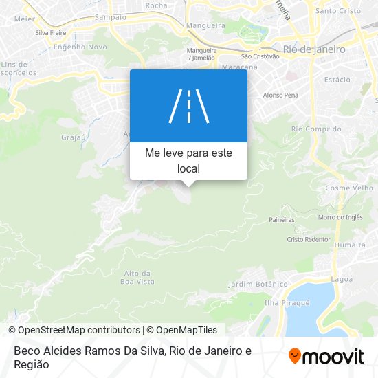 Beco Alcides Ramos Da Silva mapa