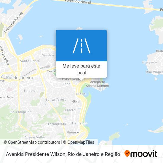 Avenida Presidente Wilson mapa