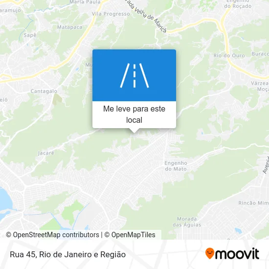 Rua 45 mapa