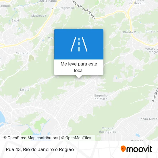 Rua 43 mapa