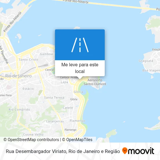 Rua Desembargador Viriato mapa
