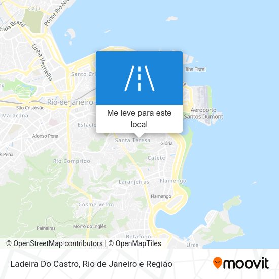 Ladeira Do Castro mapa