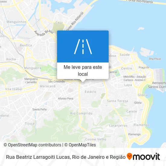 Rua Beatriz Larragoiti Lucas mapa