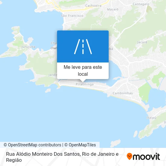 Rua Alódio Monteiro Dos Santos mapa
