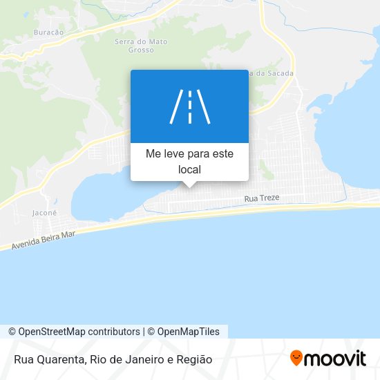 Rua Quarenta mapa