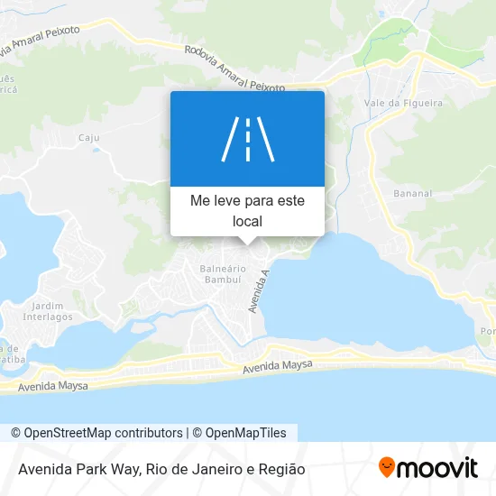 Avenida Park Way mapa