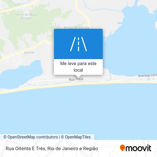 Rua Oitenta E Três mapa