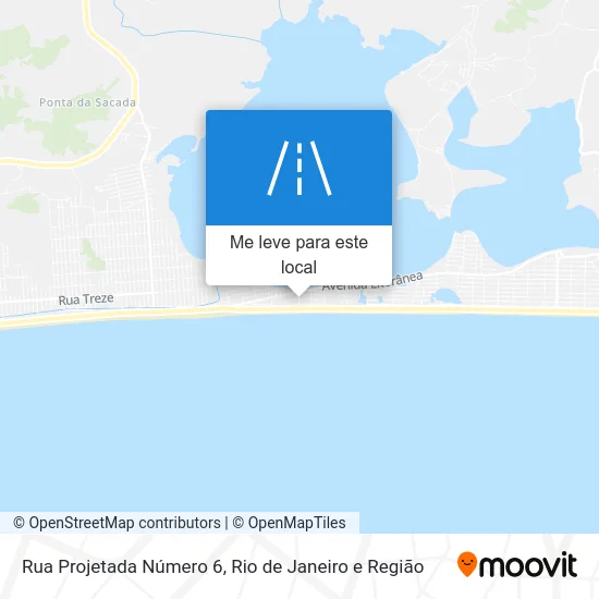 Rua Projetada Número 6 mapa
