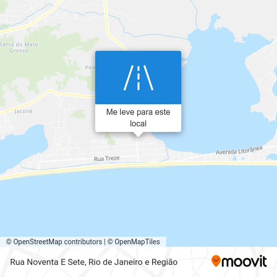 Rua Noventa E Sete mapa